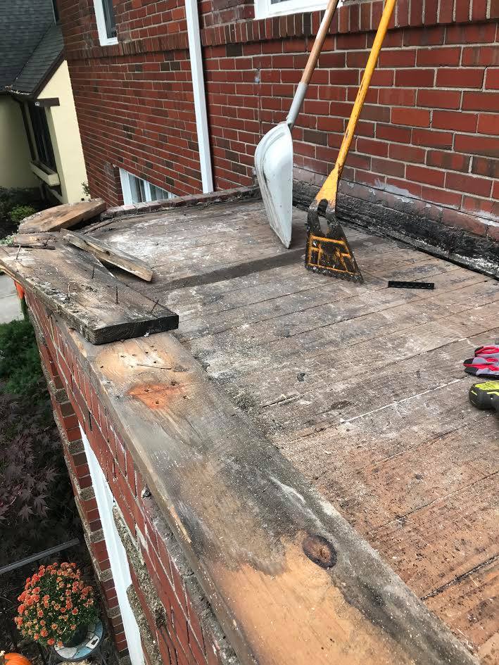 TLC treatment of flat roof in Synder by WCRott