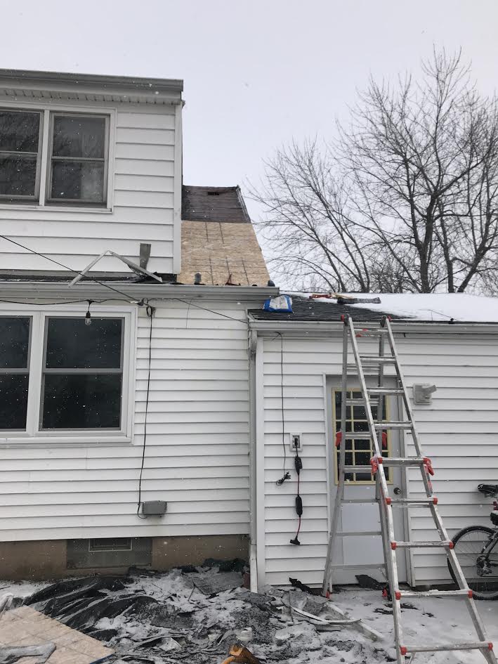 Roof repair job in Cheektowaga by WCRott