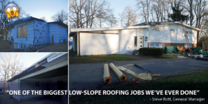 Biggest Low Slope Roof Job